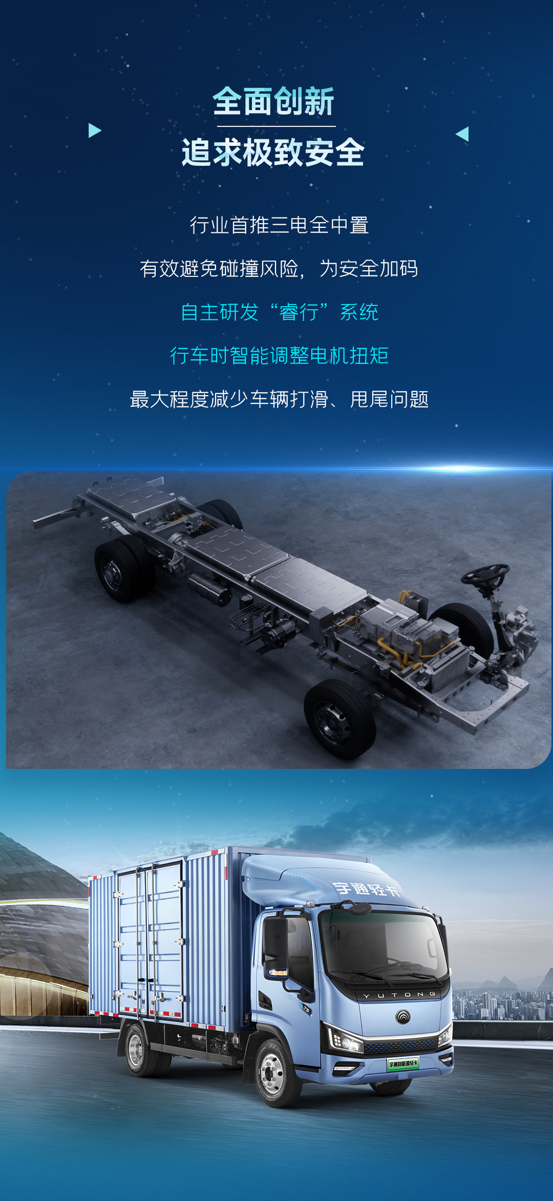 一圖看懂宇通輕卡上市新品！