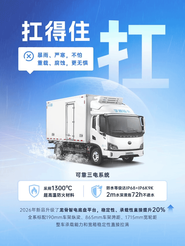 耐用是金！宇通輕卡化身硬核“隊(duì)友”